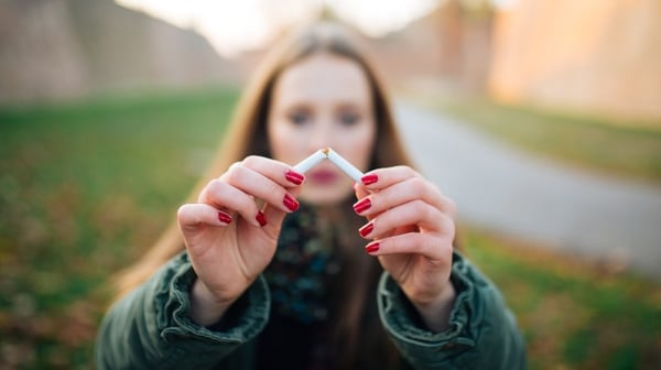 How to quit smoking small