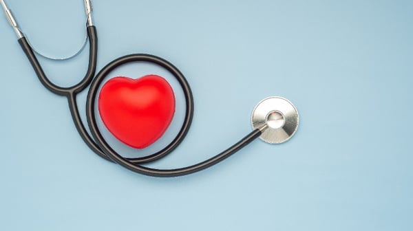 Image showing a heart and a stethoscope