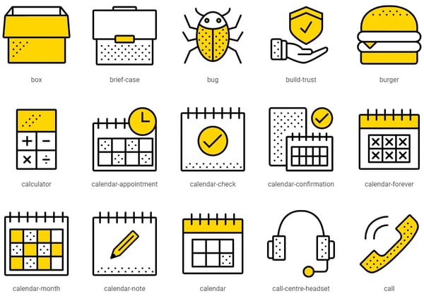 Brand icon examples