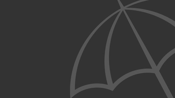 Illustration showing the Legal & General umbrella on a grey background